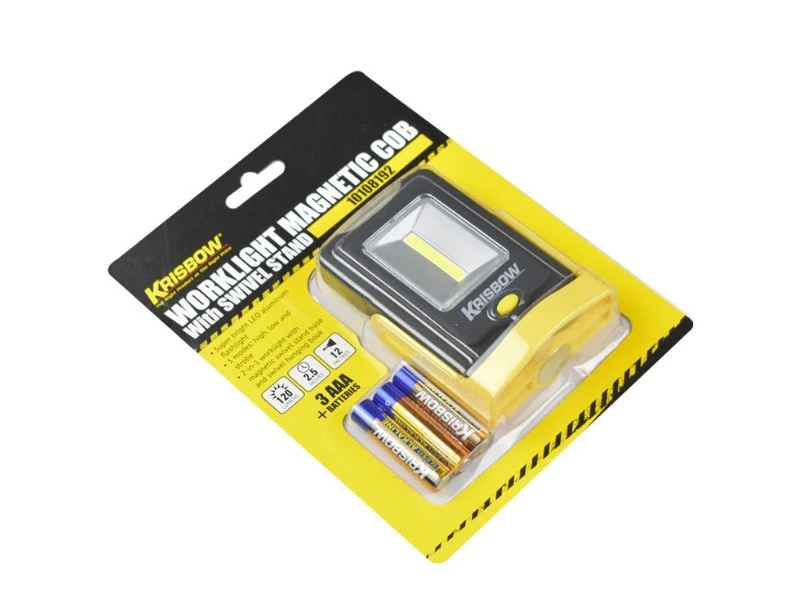 KRISBOW LED WORKLIGHT 120LM BLACK