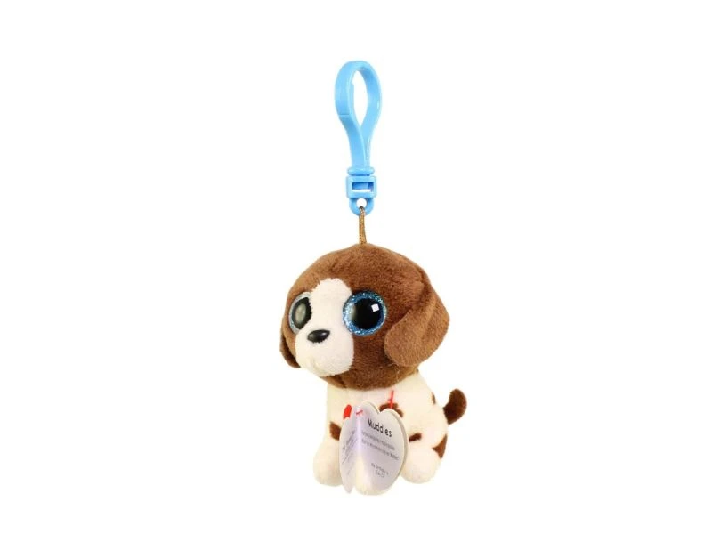 TY TOYS BEANIE BOOS MUDDLES DOG KEYCHAIN | eci.id by Electronic City