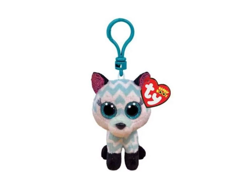 TY TOYS BEANIE BOOS ATLAS FOX AQUA KEYCHAIN | eci.id by Electronic City