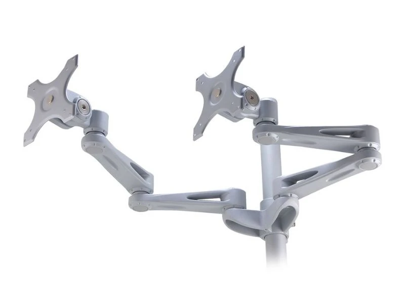 LINDY DUAL ADJUSTABLE LCD ARM SILVER | eci.id by Electronic City