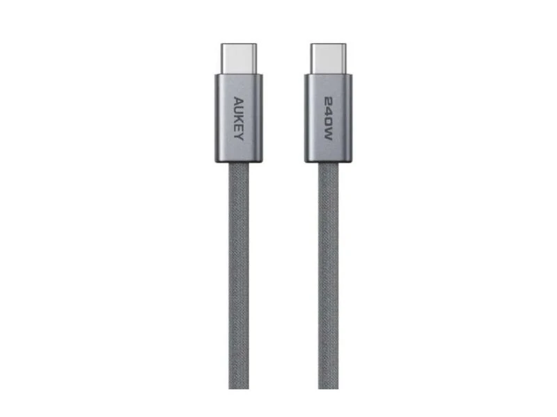 AUKEY CABLE DCC242 C TO C 240W 1.8M GRAY | eci.id by Electronic City