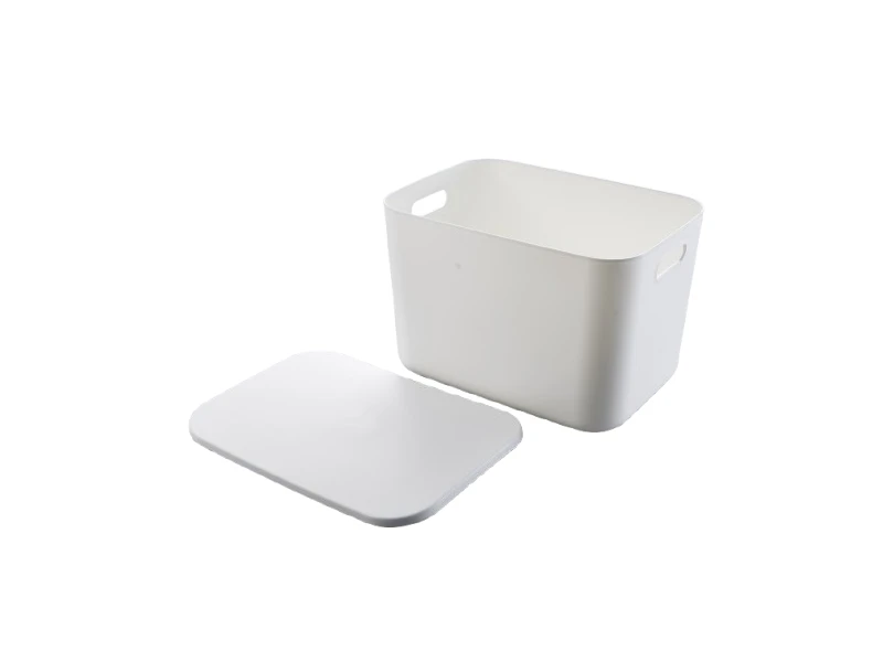 ARRASO PLASTIC STORAGE BOX WITH LID SET WHITE | eci.id by Electronic City