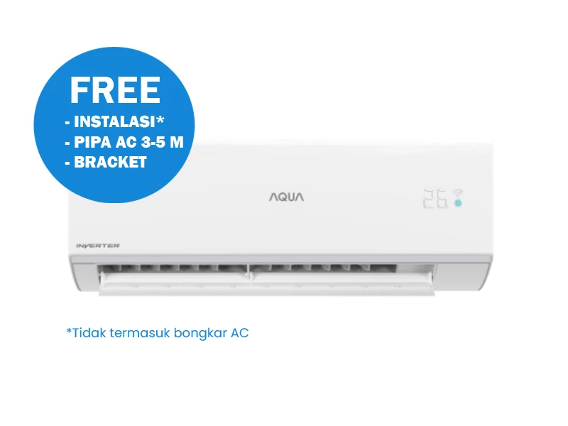 AQUA AC SPLIT 1 PK INVERTER WHITE | eci.id by Electronic City