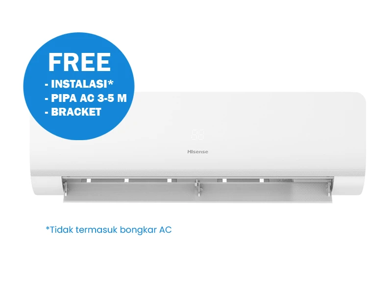 HISENSE AC SPLIT 2 PK INVERTER WHITE | eci.id by Electronic City