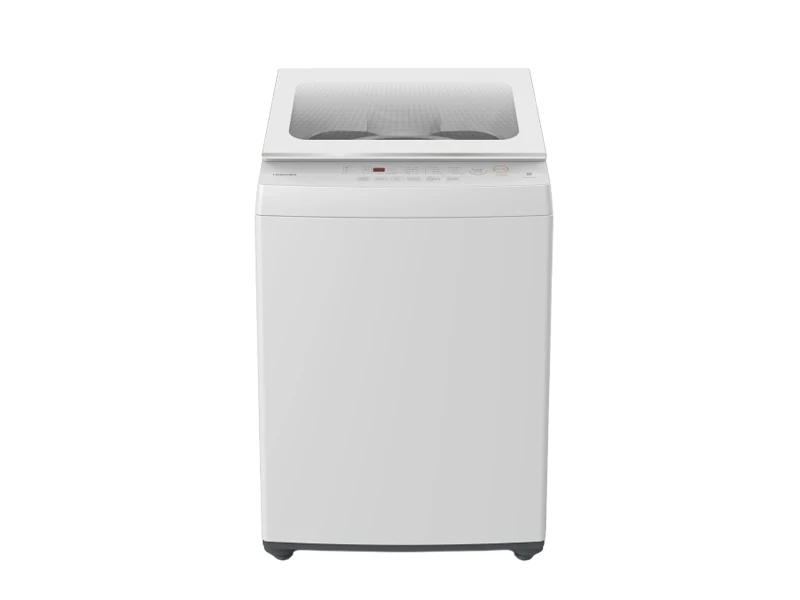 TOSHIBA WASHING MACHINE TOP LOADING 8 KG WHITE BLACK | eci.id by Electronic City