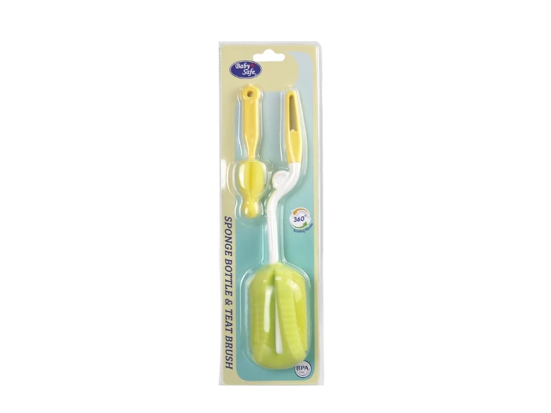BABY SAFE SPONGE BRUSH YELLOW