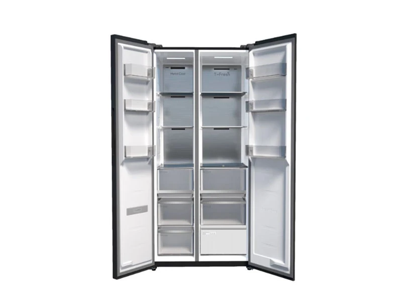 TCL REFRIGERATOR SIDE BY SIDE 609 L BLACK | eci.id by Electronic City
