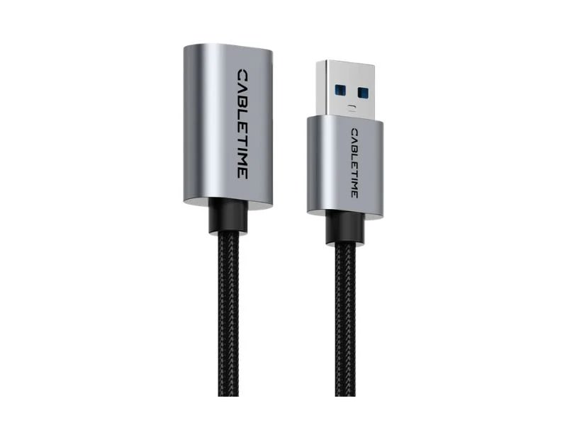 CABLETIME EXTENSION USB-A M TO F 1M GRAY | eci.id by Electronic City