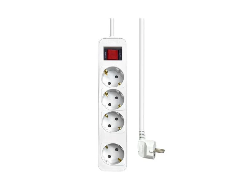 PHILIPS STOP KONTAK 4 SLOT WB WHITE | eci.id by Electronic City