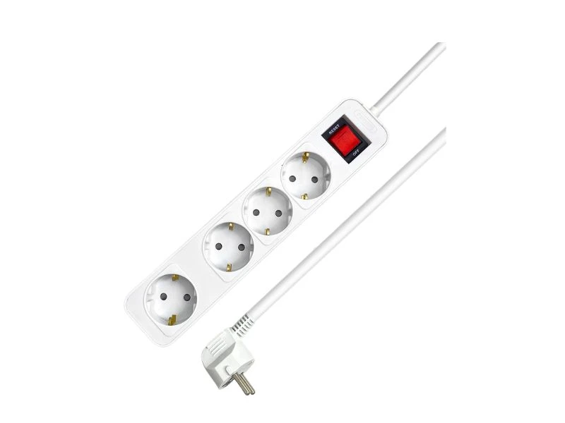 PHILIPS STOP KONTAK 4 SLOT WB WHITE | eci.id by Electronic City