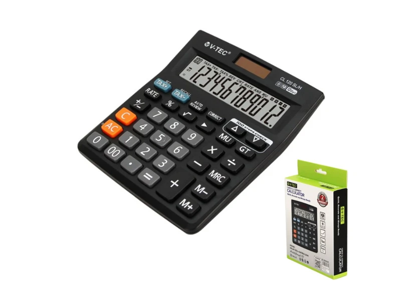 V-TEC CALCULATOR BLACK - CL 120 SL/H