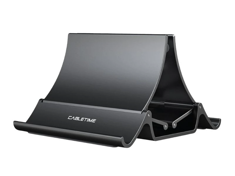 CABLETIME 3IN1 VERTICAL LAPTOPSTAND GRAY | eci.id by Electronic City