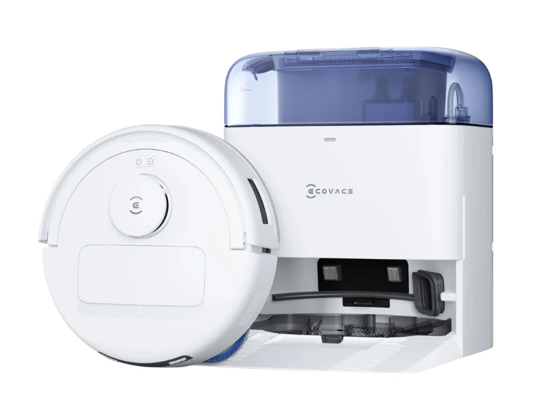 ECOVACS ROBOT VACUUM CLEANER WHITE BLUE
