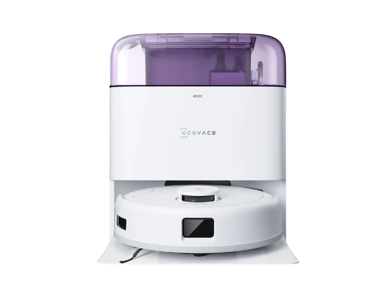 ECOVACS ROBOT VACUUM CLEANER WHITE PURPLE