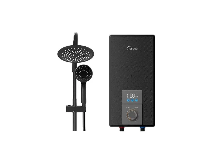 MIDEA WATER HEATER INSTANT BLACK | eci.id by Electronic City