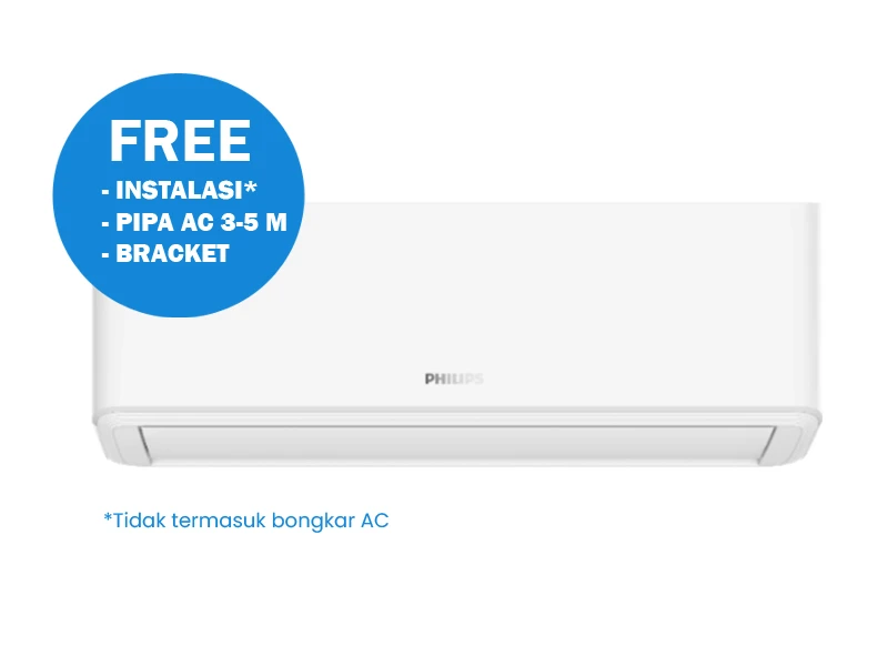 PHILIPS AC SPLIT 1/2 PK STANDARD WHITE | eci.id by Electronic City