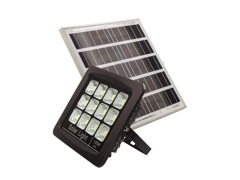 LIGHTRONIC SOLAR FLOOD LIGHT 120 W BLACK