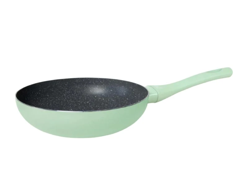 CYPRUZ FEATHERLIGHT FRY WOK 24CM  GREEN | eci.id by Electronic City