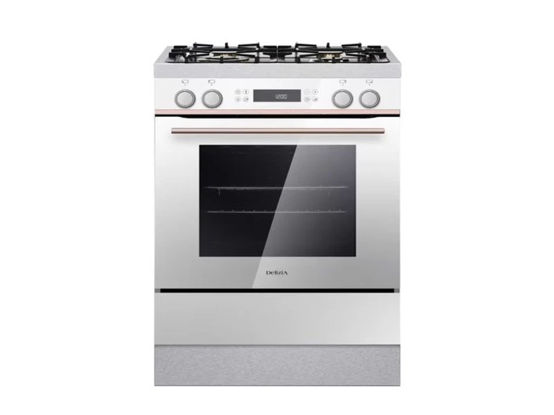 DELIZIA FREESTANDING GAS COOKER WHITE | eci.id by Electronic City