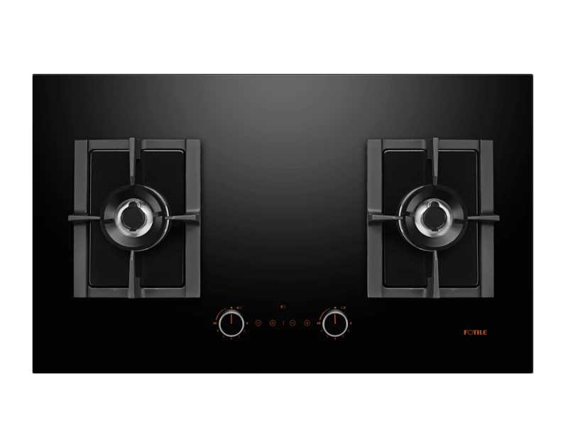 FOTILE BUILT IN GAS HOB 2 BURNER BLACK | eci.id by Electronic City