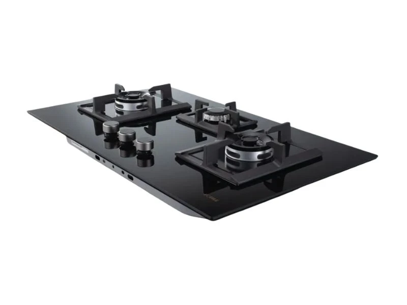 FOTILE BUILT IN HOB GAS 3 BURNER BLACK