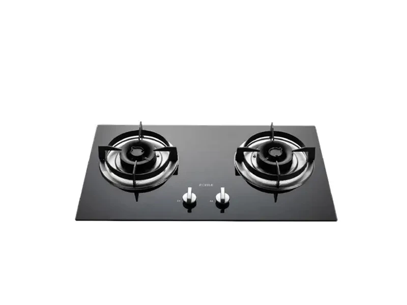 FOTILE BUILT IN HOB GAS 2 BURNER BLACK | eci.id by Electronic City
