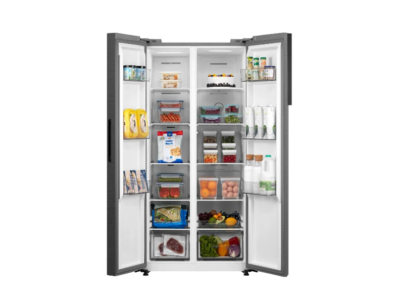 TOSHIBA REFRIGERATOR SIDE BY SIDE 711 L DARK GREY | eci.id by Electronic City