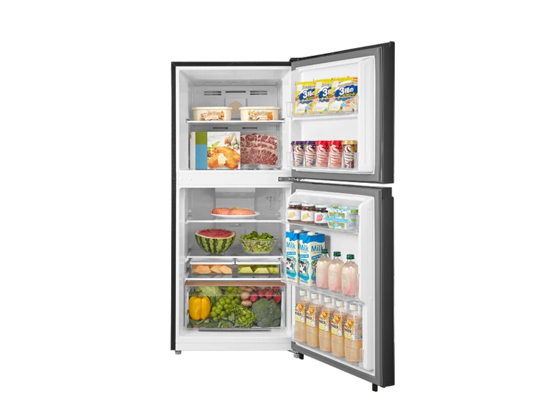TOSHIBA REFRIGERATOR 2 DOOR 222 L BLACK | eci.id by Electronic City