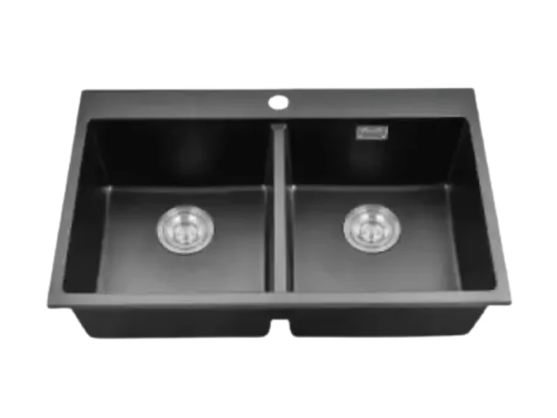 LINEA KITCHEN SINK GRANIT 80 CM BLACK | eci.id by Electronic City