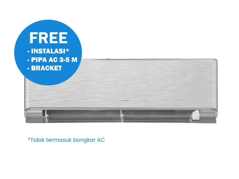 GREE AC SPLIT 3 PK INVERTER SILVER | eci.id by Electronic City