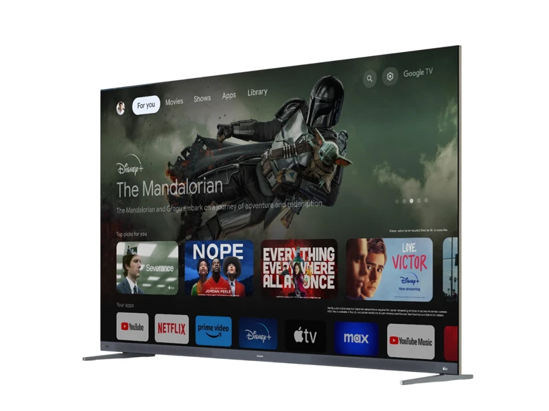 HAIER QD-MINI LED GOOGLE TV 100 INCH | eci.id by Electronic City