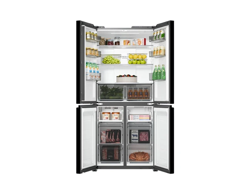 HAIER REFRIGERATOR MULTIDOOR 502 L BLACK | eci.id by Electronic City