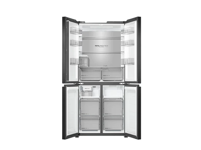 HAIER REFRIGERATOR MULTIDOOR 489 L BLACK | eci.id by Electronic City