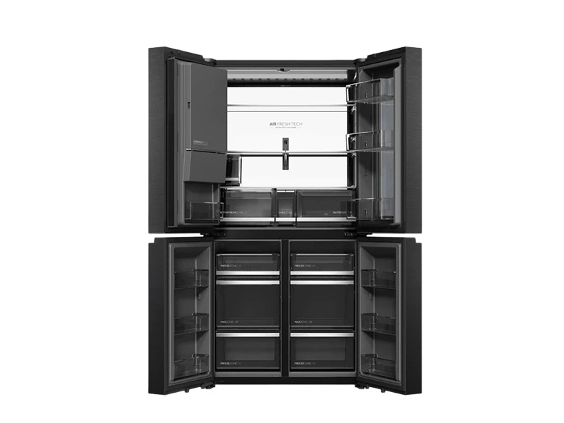 HAIER REFRIGERATOR MULTIDOOR 650 L BLACK | eci.id by Electronic City