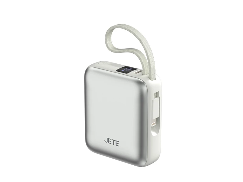 JETE POWER BANK 10000 MAH SILVER