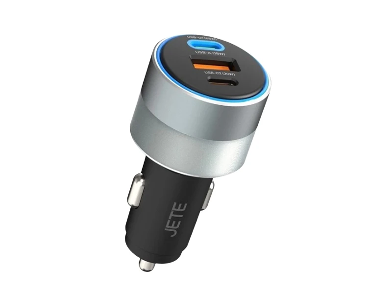 JETE CAR CHARGER J8 66W TRIPLE OUTPUT | eci.id by Electronic City