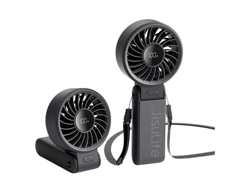 JISULIFE HANDFAN LIFE 7 FOLD 5000 MAH BLACK | eci.id by Electronic City