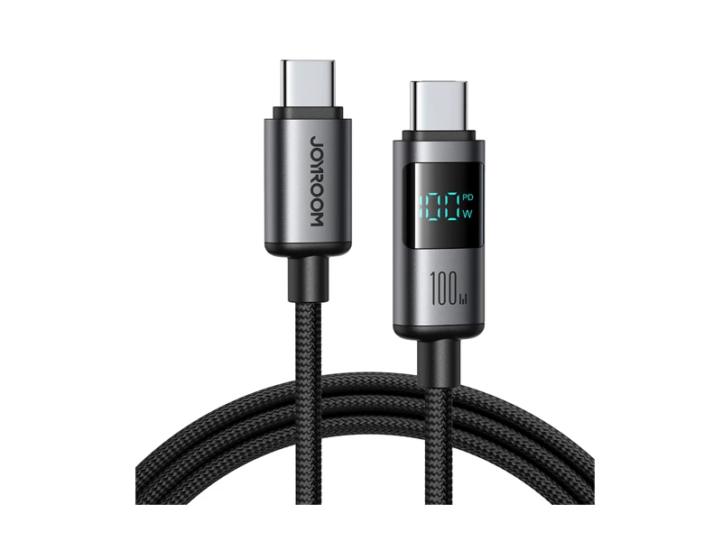 JOYROOM DATA CABLE FAST CHARGING C TO C 100W 1.2M BLACK