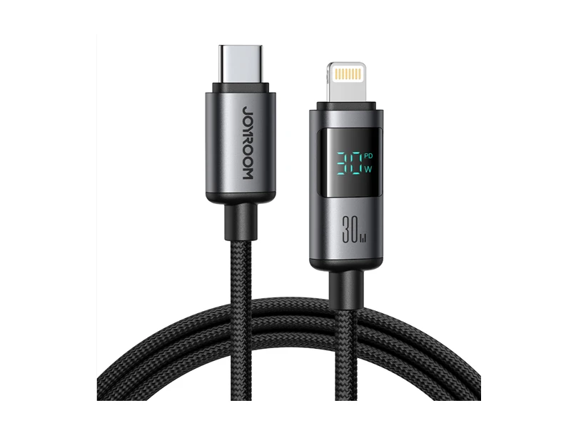 JOYROOM CABLE FAST CHARGING C TO L 30W 1.2M BLACK
