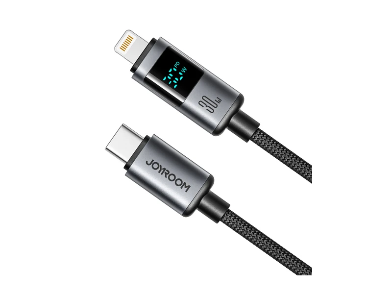 JOYROOM CABLE FAST CHARGING C TO L 30W 1.2M BLACK