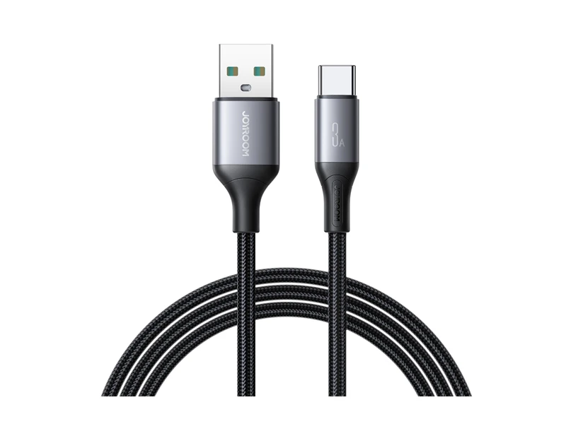 JOYROOM DATA CABLE FAST CHARGING USB TO C 3A 2M BLACK