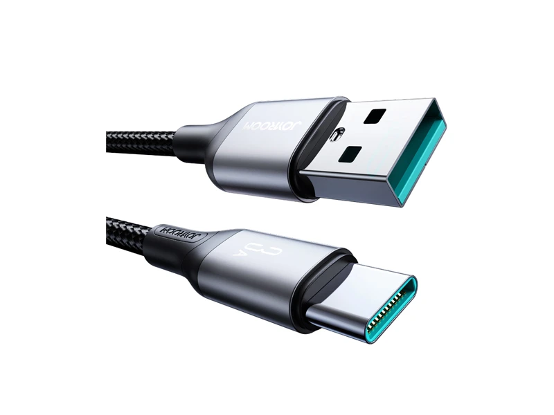 JOYROOM DATA CABLE FAST CHARGING USB TO C 3A 2M BLACK