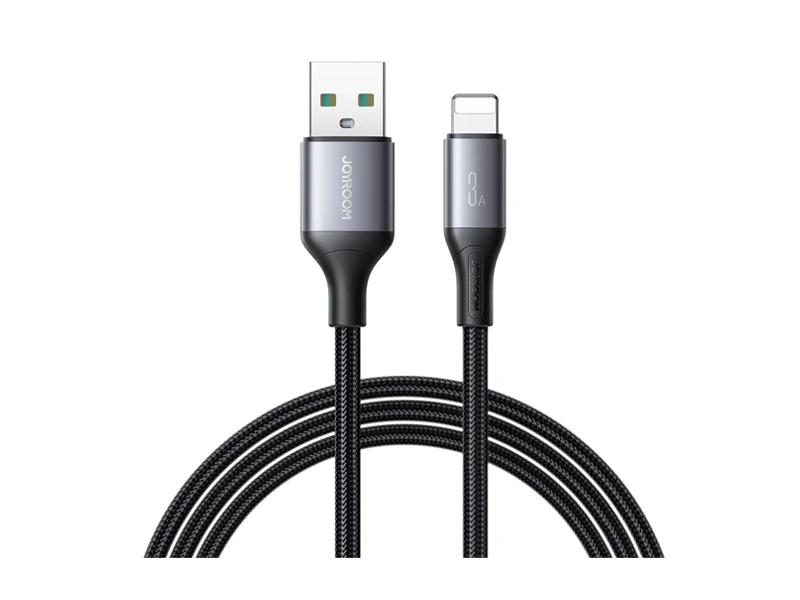 JOYROOM DATA CABLE FAST CHARGING USB TO L 3A 1M BLACK | eci.id by Electronic City