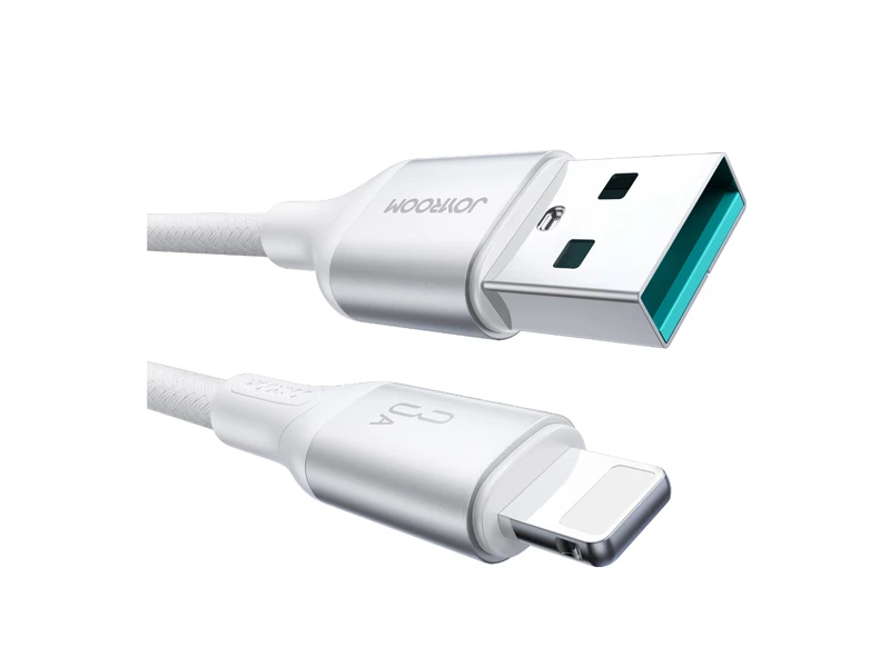 JOYROOM DATA CABLE FAST CHARGING USB TO L 3A 1M WHITE | eci.id by Electronic City