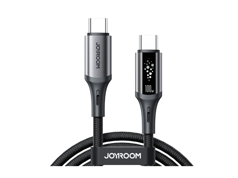 JOYROOM DATA CABLE FAST CHARGING C TO C 100W 1.2M BLACK | eci.id by Electronic City