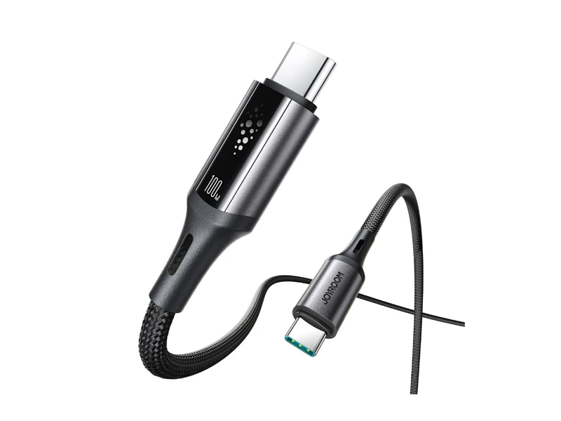 JOYROOM DATA CABLE FAST CHARGING C TO C 100W 1.2M BLACK | eci.id by Electronic City