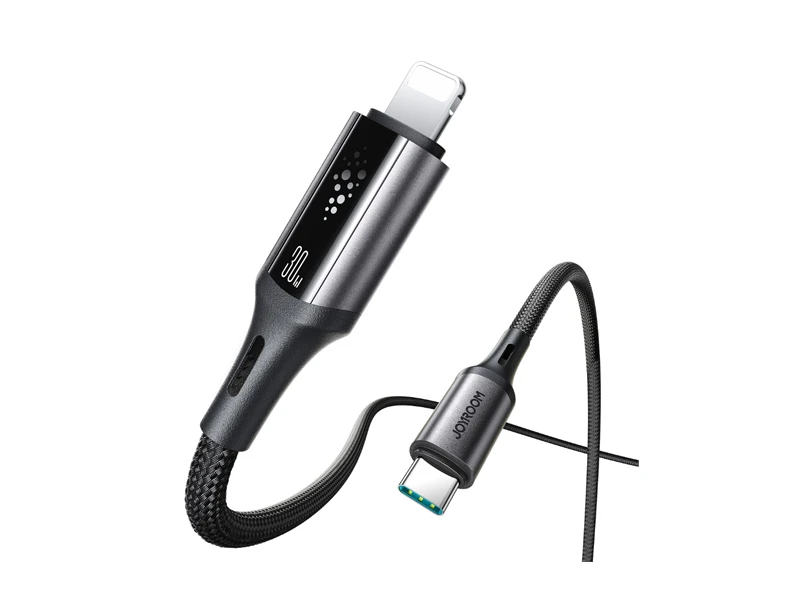 JOYROOM DATA CABLE FAST CHARGING C TO L 30W 1.2M BLACK | eci.id by Electronic City