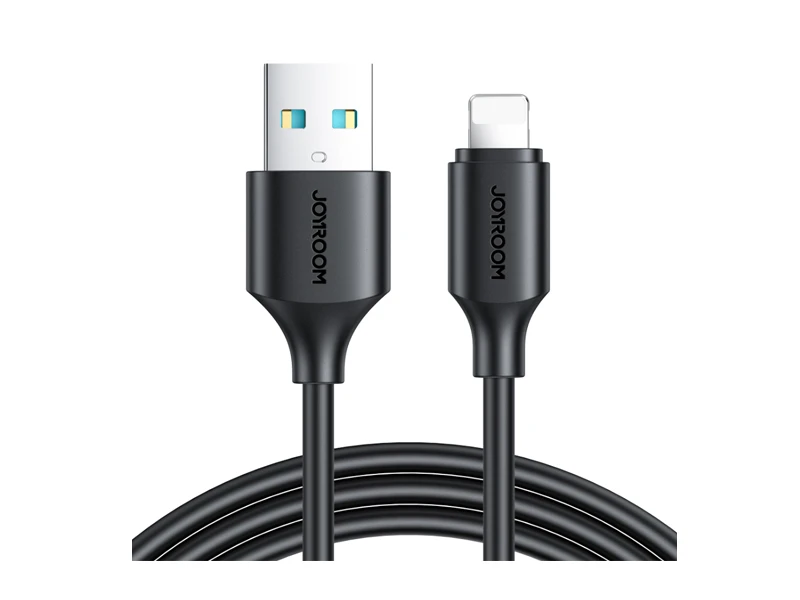 JOYROOM DATA CABLE FAST CHARGING USB TO L 3A 1M BLACK