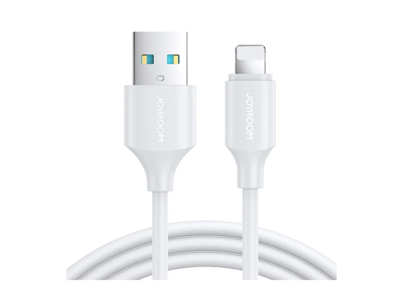 JOYROOM DATA CABLE FAST CHARGING USB TO L 3A 1M WHITE