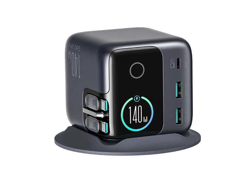 JOYROOM CHARGER GAN PODIX 140W DARK GREY | eci.id by Electronic City